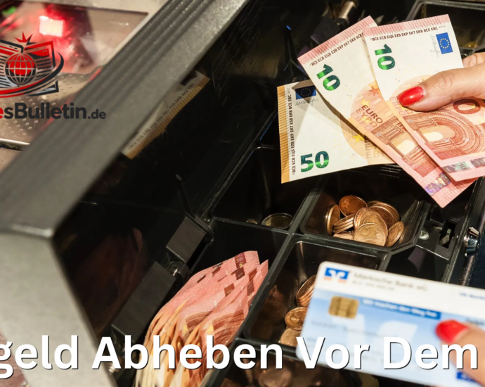 bargeld abheben vor dem aus