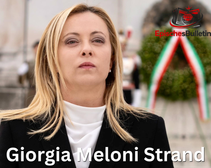 giorgia meloni strand