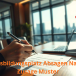florian christoph bostelmann ausbildungsplatz absagen nach zusage muster