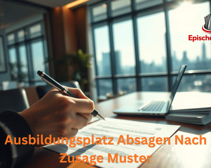 ausbildungsplatz absagen nach zusage muster